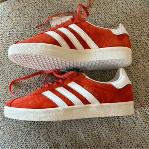 Adidas Gazelle 85 Sneakers Burnt Orange/Red Mens 7/ Womens 8.5